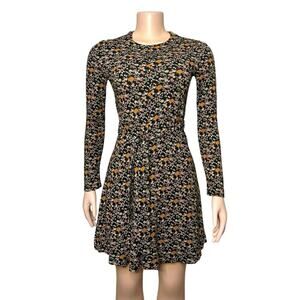 Vintage Diane Von Furstenberg Floral Dress With Belt Size 6 Made In Italy‎